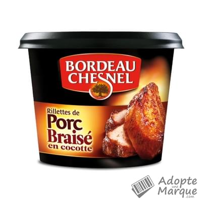 Bordeau Chesnel Rillettes de Porc Braisé en cocotte Le pot de 200G