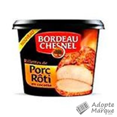 Bordeau Chesnel Rillettes de Porc Rôti en cocotte Le pot de 200G