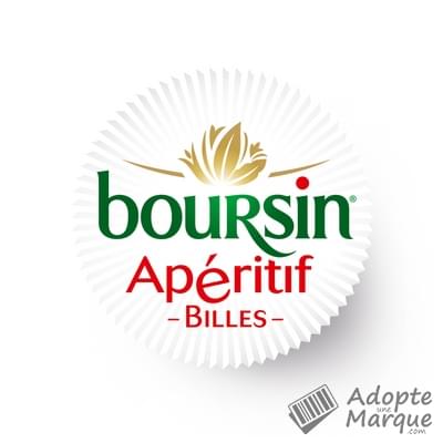 Boursin Apéritif - Billes Ail & Fines Herbes Cœur Saumon La boîte de 18 billes - 75G