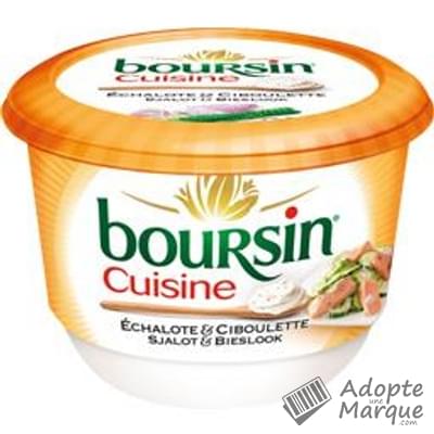 Boursin Cuisine - Echalote & Ciboulette Le pot de 240G