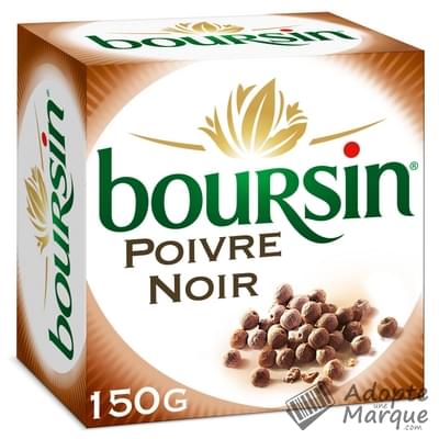 Boursin Fromage - Poivre Noir La boîte de 150G