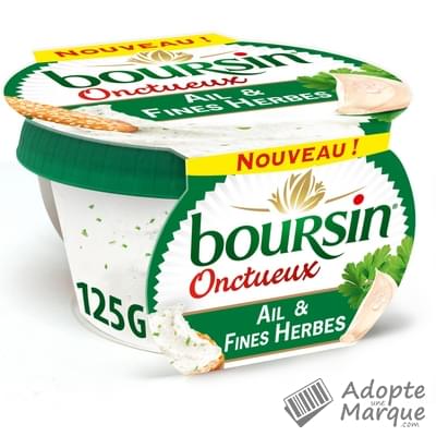 Boursin A Tartiner - Ail & Fines Herbes La barquette de 125G