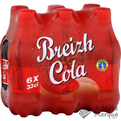 Breizh Cola Soda au Cola Les 6 bouteilles de 33CL