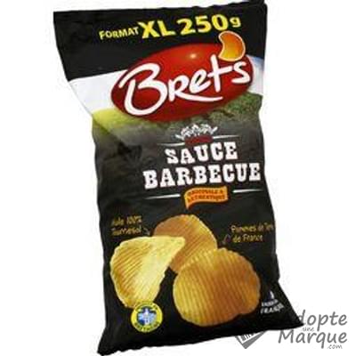 Bret's Chips Les Aromatisées - Saveur Barbecue Le sachet de 250G