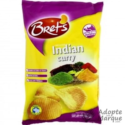 Bret's Chips Les Aromatisées - Saveur Indian Curry Le sachet de 125G