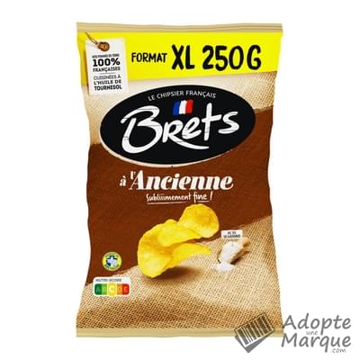 Bret's Chips Les Natures - A l'Ancienne Le sachet de 250G