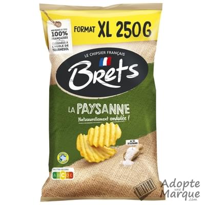 Bret's Chips Les Natures - Paysannes au Sel de Guérande Le sachet de 250G