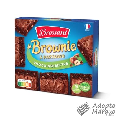 Brossard Brownie au Chocolat & Noisettes Le paquet de 285G
