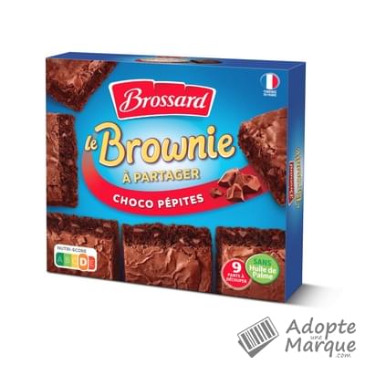 Brossard Brownie au Chocolat & Pépites de Chocolat Le paquet de 285G