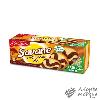 Brossard Savane au Chocolat Noir Le paquet de 300G