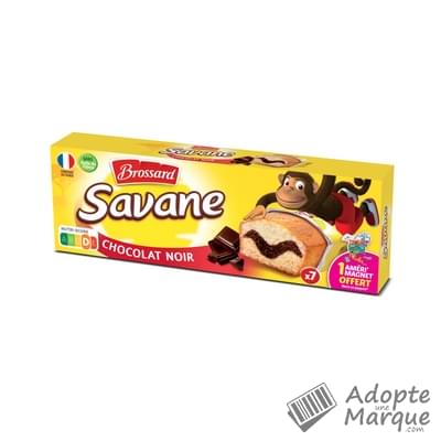 Brossard Savane Pocket au Chocolat Noir Le paquet de 189G