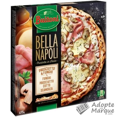Buitoni Bella Napoli - Pizza Prosciutto & Funghi La pizza de 415G