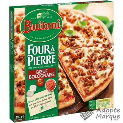 Buitoni Four à Pierre - Pizza Bœuf Bolognaise La pizza de 390G