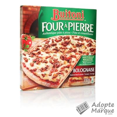 Buitoni Four à Pierre - Pizza Bolognaise La pizza de 390G