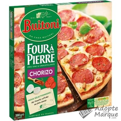 Buitoni Four à Pierre - Pizza Chorizo La pizza de 390G