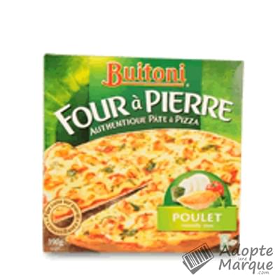 Buitoni Four à Pierre - Pizza Poulet La pizza de 390G