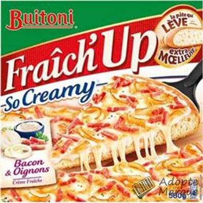 Buitoni Fraîch'Up - Pizza So Creamy : Bacon & Oignons La pizza de 580G