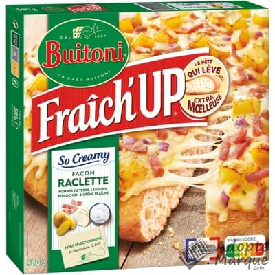 Buitoni Fraîch'Up - Pizza So Creamy façon Raclette La pizza de 580G