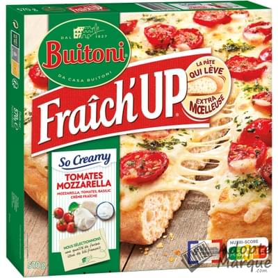 Buitoni Fraîch'Up - Pizza So Creamy : Tomates, Mozzarella & Basilic La pizza de 570G