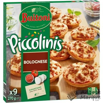 Buitoni Piccolinis - Mini-Pizzas Bolognaise La boîte de 270G (9 Mini-Pizzas)