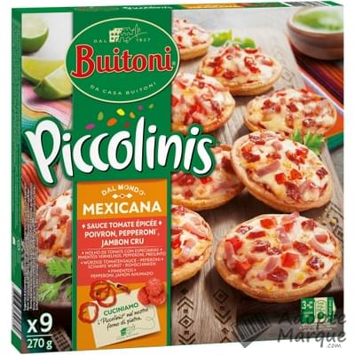 Buitoni Piccolinis - Mini-Pizzas Mexicana 270g (9 pièces) La boîte de 270G (9 Mini-Pizzas)