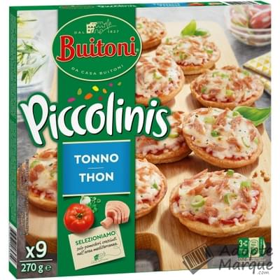 Buitoni Piccolinis - Mini-Pizzas au Thon La boîte de 270G (9 Mini-Pizzas)