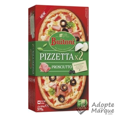 Buitoni Pizetta Prosciutto Les 2 pizzas de 185G - 370G
