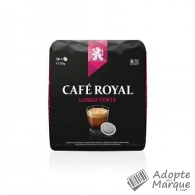 Café Royal Café en dosettes - Lungo Forte Intense (Compatible avec Senseo) La boîte de 36 capsules - 250G