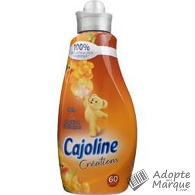 Cajoline Adoucisssant concentré - Pêche & Coquelicot flamboyant "Le bidon de 1,5L (60 lavages)"