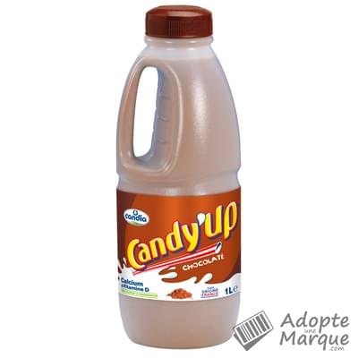 Candia Candy'Up - Boisson lactée goût Chocolat La bouteille de 1L