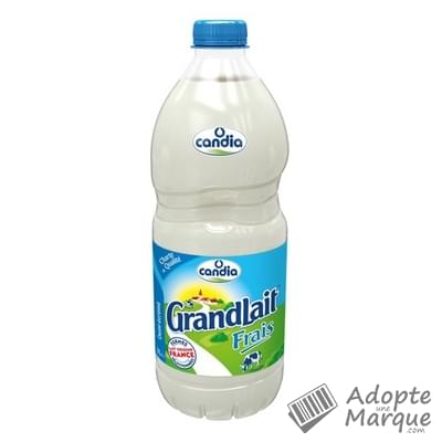 Candia GrandLait - Lait frais de Montagne demi-écrémé La bouteille de 2L