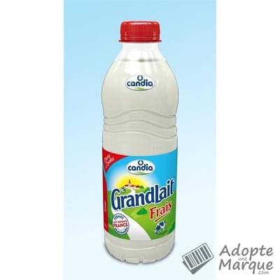 Candia GrandLait - Lait frais de Montagne entier La bouteille de 1L