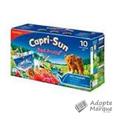Capri-Sun Boisson au jus de fruits - Fruits Rouges Les 10 gourdes de 20CL