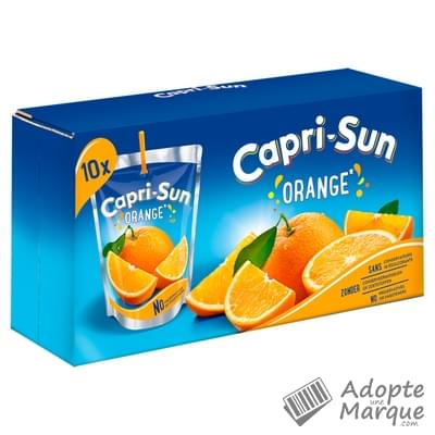Capri-Sun Boisson au jus de fruits - Orange Les 10 gourdes de 20CL