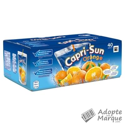 Capri-Sun Boisson au jus de fruits - Orange Les 40 gourdes de 20CL