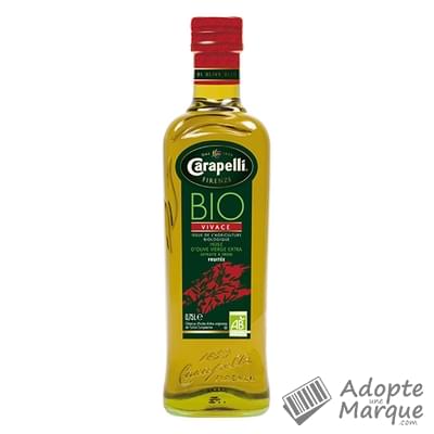 Carapelli Vivace Bio - Huile d'Olive vierge extra Fruitée La bouteille de 75CL