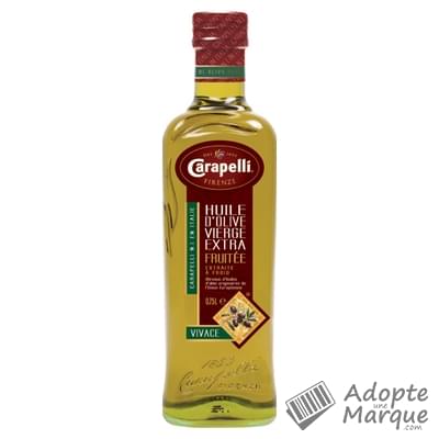 Carapelli Vivace - Huile d'Olive vierge extra Fruitée La bouteille de 75CL