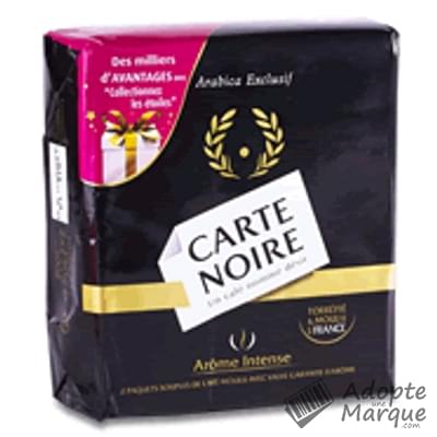 Carte Noire Café moulu Pur Arabica Les 2 paquets de 250G