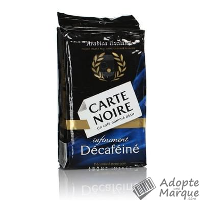 Carte Noire Café moulu Pur Arabica Décaféiné Le paquet de 250G