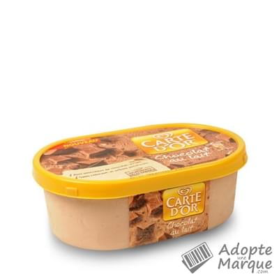 Carte d'Or Crème glacée au Chocolat au Lait Le bac de 1L