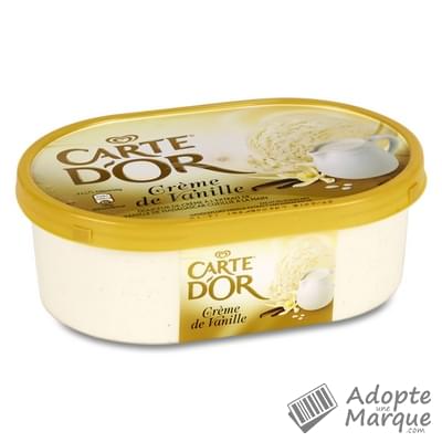 Carte d'Or Crème glacée à la Crème de Vanille Le bac de 1L