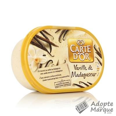 Carte d'Or Crème glacée à la Crème de Vanille de Madagascar Le bac de 1L