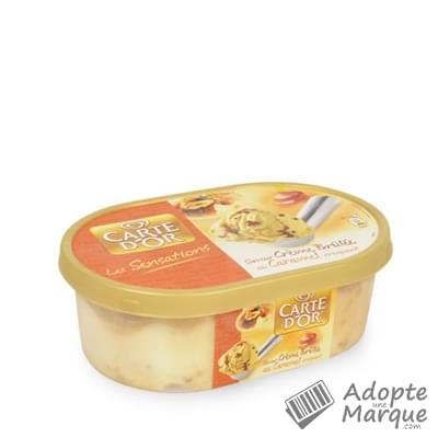 Carte d'Or Crème glacée Les Sensations à la Crème Brûlée Le bac de 900ML
