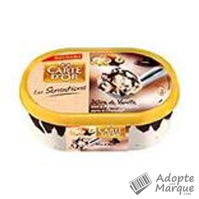 Carte d'Or Crème glacée Les Sensations Délice de Vanille Le bac de 900ML