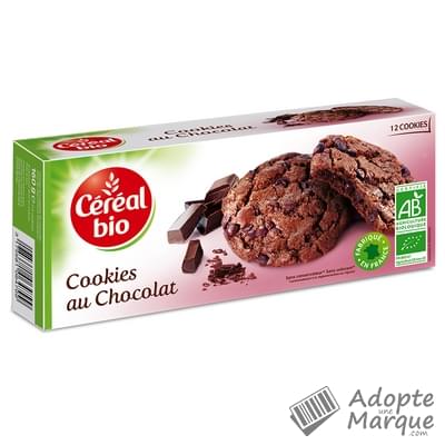 Céréal Bio Cookies au Chocolat Le paquet de 160G