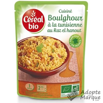Céréal Bio Cuisiné de Boulghour à la Tunisienne au Raz-el-hanout Le doypack de 220G