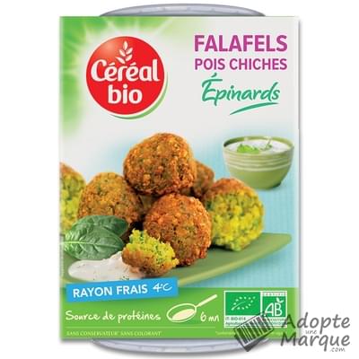 Céréal Bio Falafels, Pois Chiches & Epinards La barquette de 180G