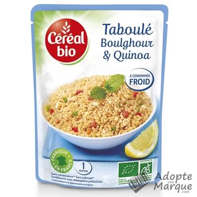 Céréal Bio Taboulé, Boulghour & Quinoa Le doypack de 220G