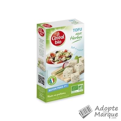 Céréal Bio Tofu aux Herbes Les 2 sachets - 250G