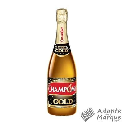 Champomy Gold - Jus de Pomme & Pêche Pétillant La bouteille de 75CL